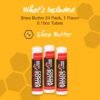 71gdjY3XOL._SL1500_.jpg Nature's Bees Cocoa Butter Lip Balm Moisturizer, Shea Butter Flavor, Hydrating Lip Care for Dry Lips, Made in the USA with Coconut Oil, Beeswax, Vitamin E, and Aloe, 0.15 oz Each, 24 Pack