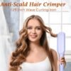 71gfdouYNHL._AC_SL1500_.jpg Hair Crimper,2 Barrel Curling Iron Anti-Scald,1.25Inch/32mm Rapid Heating Wave Iron,Crimper Hair Tool,5 Temp Adjustable Curling Wand