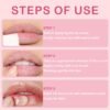 71ggeWo8OAL._SL1500_.jpg 4 PCS Bee Lip Balm Honey Pot Lip Mask & Lip Scrub Set, Strawberry Watermelon Coconut Cherry Overnight Propolis Moisturizing Lip Balm Hydrating Prevention Dry and Crack Lip Exfoliator Lip Wrinkle Care