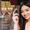 5% Minoxidil for Men and Women with Derma Roller, Hair Growth Serum & Beard Growth Kit, Minoxidil Biotin Hair Regrowth Treatment for Thicker, Fuller Hair - Stop Scalp Hair Loss & Thinning - 2.02 oz