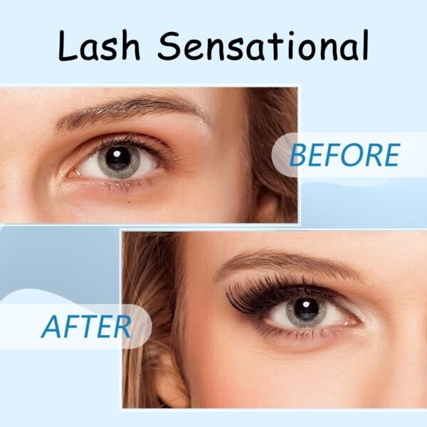 71gnaoGR2sL._SL1500_.jpg KevKev Lash Bond and Seal Waterproof Bond and Seal Lash Glue for Lash Clusters Mascara Wand Cluster Lash Glue Eyelash Bond and Seal Strong Hold for 72 Hours Avoid Stickiness (5ml+5ml)
