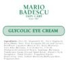 Mario Badescu Eye Cream for Dark Circles and Puffiness – Hyaluronic, Caffeine or Glycolic – Hydrating, Firming and Anti Aging Overnight Under Eye Care Treatment for Fine Lines and Wrinkles