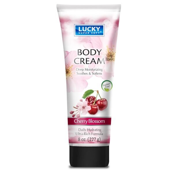 Lucky Super Soft Body Cream, Cherry Blossom, 8 Ounce