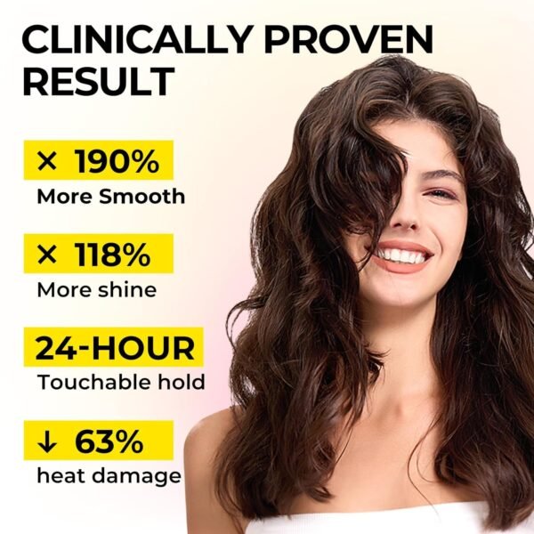 Styling & Curl Defining Oil Serum | 24-Hour Touchable Hold Hair Oil for Natural & Styled Curly Hair l Heat Thermal Protection, Creates Smooth, Shiny, Lightweight Hair