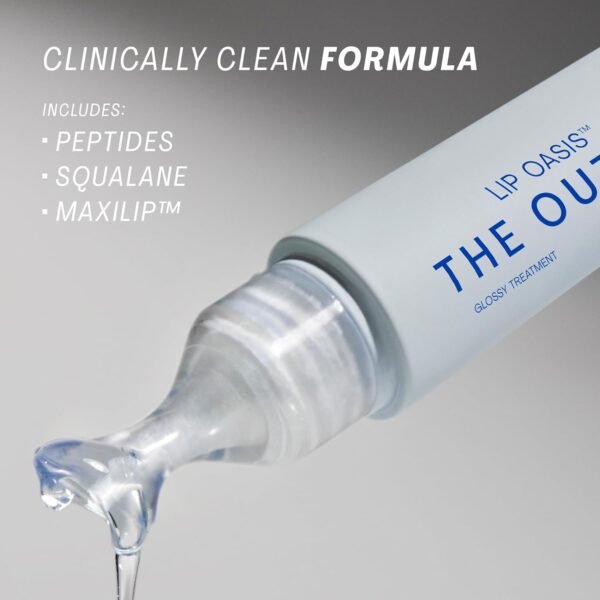 The Outset Lip Oasis Glossy Treatment | Skincare Essentials | Vegan | Gluten Free | Clean Beauty | Unisex for All Skin Types | 0.3 oz