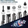 Beard Trimmer for Men,IPX7 Waterproof Electric Razor Shavers,Hair Trimmer for Nose Mustache Face Body,Cordless Clippers,Gifts for Men,22 Piece Beard Grooming Kit Black