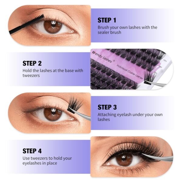 71hNHsBYnfL._SL1500_.jpg DIY Lash Glue for DIY Eyelash Extension: Wendy, Wand, Mild, Fast Drying, Waterproof, Black, 5ml