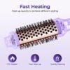 71hSgXhIFaL._SL1500_.jpg PRITECH Thermal Brush 1.5 inch, Heated Round Brush Creates Blowout Look, Ionic Curling Iron Brushes with Adjustable temperature, Dual Voltage Hair Styling Tool