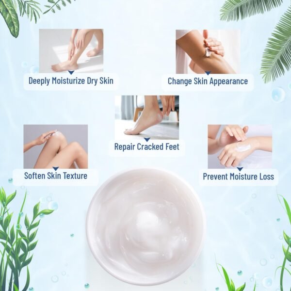 OUKEYA Urea Cream 40 Percent,Foot & Hand Cream for Dry Cracked,Urea Lotion for Feet Maximum Strength