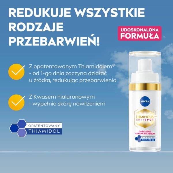 NIVEA Cellular Luminous630 Anti-Pigment Spot Intensive Serum (30 ml), Brightening Serum for an Even & Radiant Complexion, Face Care Against Pigment Spots.