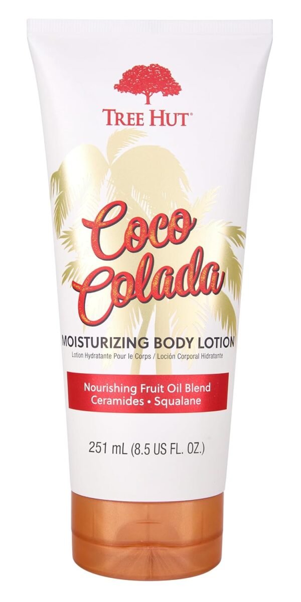 Tree Hut Coco Colada Moisturizing Body Lotion | Ceramide and Squalene Formula Helps Protect Skin | Long-lasting Hydration Leaves Skin Feeling Soft & Moisturized | 8.5 fl oz.