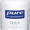 Pure Encapsulations DHEA 25 mg - Supplement for Immune Support, Hormone Balance, Metabolism Support, and Energy Levels* - with Micronized DHEA - 60 Capsules