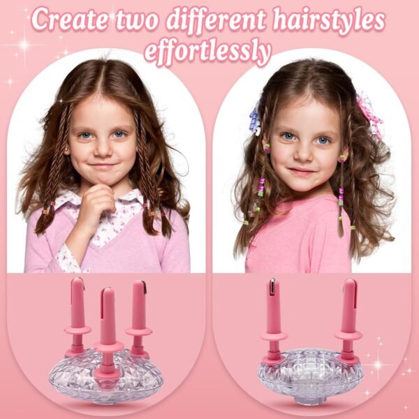 71iNlUFanHL._SL1500_.jpg Automatic Hair Braider Machine for Girls, Electric Hair Twister Styling Tool with DIY Accessories, Easy Braiding Kit, Gift for Teen Girls