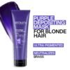 Redken Blondage Express Anti-Brass Mask For Blonde & Highlighted Hair - Ultra-Pigmented Purple Mask For Blonde Hair
