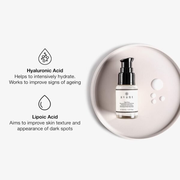 71ia7R9XYcL._SL1500_.jpg Avant | Hyaluronic Acid Face Serum | Works Against Ageing, Dark Spots & Hydrates | Eight-hour Anti-Oxidising & Retexturing Hyaluronic Facial Serum | 1x30ml