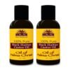 71iegIzungL._SL1500_.jpg Okay Pure Naturals Black Haitian Castor Oil - Castor Oil for Hair Growth for Men & Women, Moisture for Skin, Scalp, Eyelashes, Eyebrows - 4 oz Glass Bottle (Pack of 2)