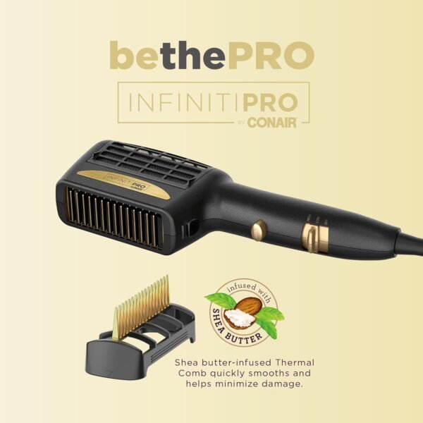 71irA-Rs3gL._SL1500_.jpg INFINITIPRO BY CONAIR 3-in-1 Styling Hair Dryer, 1875W Hair Dryer and 3 Attachments