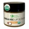 71iws1yw9sL._SL1500_.jpg Earth's Daughter Organic Coconut Lip Scrub 0.7 oz - USDA Organic, Fair Trade, Sugar, Jojoba Oil, Beeswax, Coconut Oil, Calendula Extract