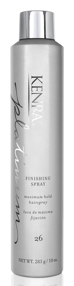 Kenra Professional Platinum Finishing Spray 26 | Maximum Hold Hairspray | Fast-drying, Non-Flaking, Non-Drying | Humidity-Resistant |All-Day Style Retention |High-Shine Finish |All Hair Types