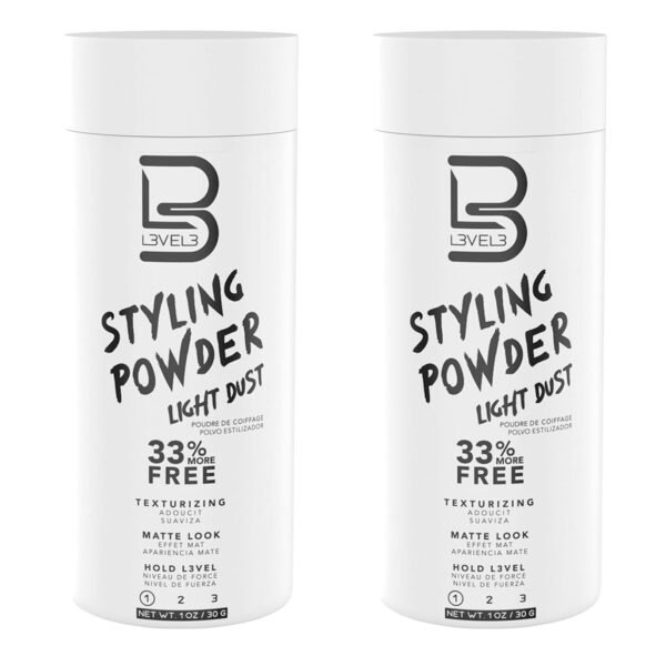71j6U9TuUfL._SL1500_.jpg L3 Level 3 Light Hold Styling Powder - Natural Matte Hairstyle - Texturizing and Volumizing