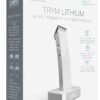 Pure Enrichment TRYM Lithium Rechargeable Beard Trimmer - 11-Piece Grooming Kit with Cordless Use, Charging Dock, 4 Trim Attachments, Cleaning Brush, Clipper Oil, and Drawstring Travel Bag (White)