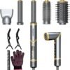 71jUSnt35ML._AC_SL1500_.jpg Easywave Air Wrap Hair Styler: Flexible 5 in 1 Styling & Drying System, Professional Hot Air Brush Set for Fast Drying, Curling, Volumizing, Smoothing & Styling, Oval Brush, Concentrator
