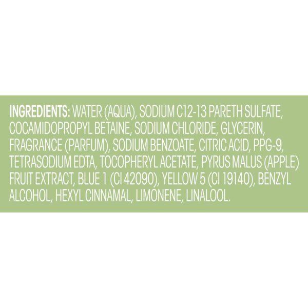 Suave Moisturizing Body Wash, with Juicy Apple and Vitamin E Extract, No Parabens, No Phtahaltes, 18 Oz Pack of 6