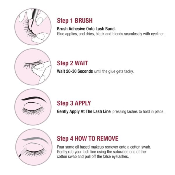 71jcl38jtL._SL1500_.jpg i•ENVY Super Strong Hold Eyelash Adhesive, Waterproof, 48-Hour Long-Lasting Lash Glue, Latex-Free, Hypoallergenic, Quick-Drying with Brush-On Applicator for Strip Lashes (Black, 1 Pack)