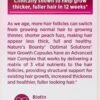Nature's Bounty Optimal Solutions Hair Growth Supplement with Biotin, Hair Growth Vitamins with Biotin Silicon & Arginine, 1 Per Day, 30 Capsules, One Month Supply
