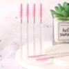 71jv3hxNfvL._SL1500_.jpg Tbestmax 100 Disposable Eyelash Brush Mascara Wands Spoolies for Eye Lashes Extension Eyebrow and Makeup Pink