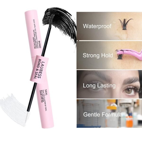 71jwmjAk6ZL._SL1500_.jpg Lash Bond and Seal Mascara for Long Lasting Waterproof Eyelash Extensions - 5ml+5ml