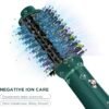 71k8ingGl9L._AC_SL1500_.jpg IG INGLAM Hair Dryer Brush, 4-in-1 Detachable Blow Dryer Brush, Ionic Diffuser Hair Dryer & Styler Volumizer with Oval Titanium Barrel, One-Step Hot Air Blowout Brush, Dark Green