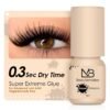 71kAYuEc7bL._SL1500_.jpg Super Strong Eyelash Extension Glue- 5ml/0.3s Drying Time/7-8 Weeks Retention/Waterproof Black Lash Glue/Professional Eyelash Adhesive for Individual Lash Extensions