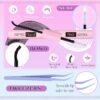 71kByidLxiL._SL1500_.jpg Lash Clusters Kit DIY Lash Extension Kit Volume Cluster Eyelash Extension Kit D-curly Individual lashes 10-18MM Wispy Eyelash Clusters with Lash Cluster Glue and Tweezers by zanlufly