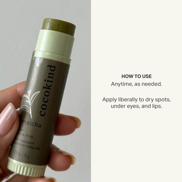 71kDEeC9CL._SL1500_.jpg Cocokind Mymatcha All-Over Moisture Stick, Lip Balm and Eye Cream for Dry Skin 0.5 Oz
