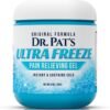 Dr Pat's Pain Relief Cream (9oz) - Muscle Rub Gel for Arthritis, Neuropathy, Foot & Joint - Cooling Sports Massage for Back, Shoulder & Knee - Menthol Analgesic for Neck & Body