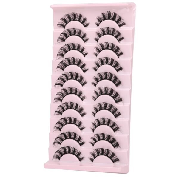 71l-xyCJKpL._SL1500_.jpg wiwoseo Eyelashes Russian Strip Lashes Fake Eyelashes Russian Volume Natural Wispy Lashes 15MM Natural Lashes 10 Pairs Pack