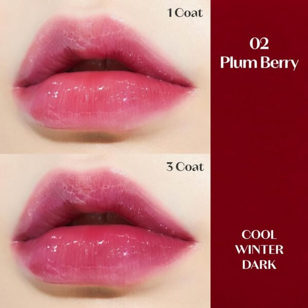 71l0U1SJT7L._SL1500_.jpg ETUDE Dear Darling Oil Tint #2 Plum Berry 4.2g | High Moisturizing and Strong Hydrating Lip Oil/Lip Gloss | Smooth and Moist Lips | Non-Sticky Lip Oil Tint For Dry Lips | K-beauty