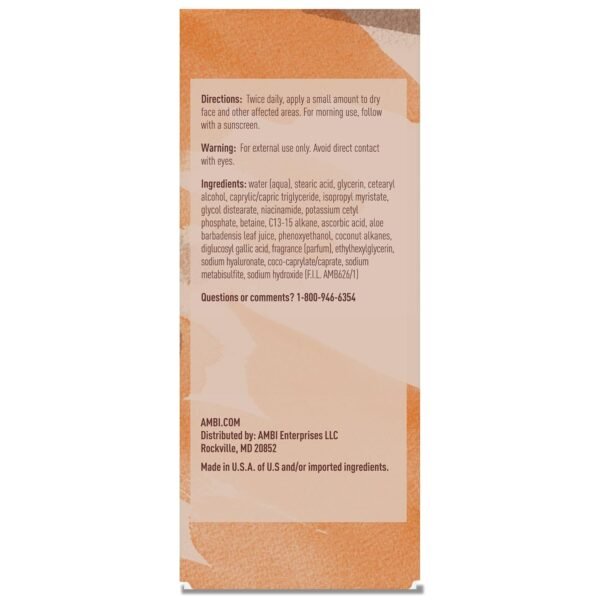 71l1tqkRvyL._SL1500_.jpg Ambi Even & Clear Fade Cream, Hydroquinone-free, Hyperpigmentation Treatment, Dark Spot Corrector, Results In As Little As 4 Weeks, Niacinamide, Aloe Vera, Vitamin C, 1 Fl Oz
