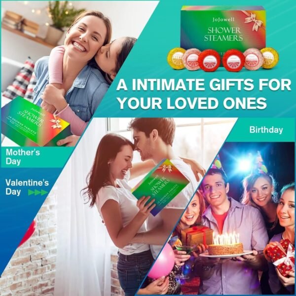 Shower Steamers Aromatherapy - 18 Pack Gifts for Women, Organic Essential Oils, Self Care, Birthday Gifts for Women, Men, Mom, Teen, Relaxation Home SPA Christmas