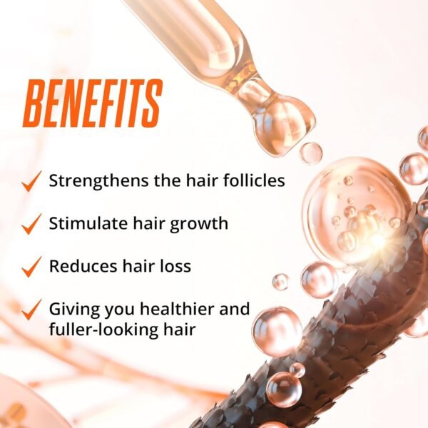 Abera Hair Growth Serum for Hair Loss, Natural Hair Regrowth Treatment for Hair & Beard with Biotin & Castor Oil, Recommended Combo (2 Serum + Gift)