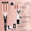 71ldLKClNEL._AC_SL1500_.jpg Curling Iron Set 5 in 1,MAXT Curling Wand Set Interchangeable Triple Barrel Curling Iron and Curling Brush Ceramic Barrel Wand Curling Iron(0.35”-1.25”)