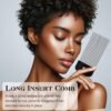 71leLhPRJL._SL1500_.jpg Stylish 3-Piece Black Metal Afro Hair Pick Set: Stainless Steel Wide-Tooth Combs with Classic Fist Design, Essential for Curly & Afro Hair Care and Styling