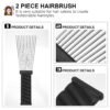 71ltyd6xLdL._SL1500_.jpg Braided Wigs Metal Hair Pick Barber Comb: 2pcs Steel Wide Tooth Afro Pick Flat Comb Wig Braid Detangle Comb Hair Styling Tool for Man Women Curly Hair Hair Styling Accessories