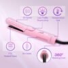 71m2QOZBBL._AC_SL1500_.jpg Asani 360° Airflow Styler - 2-in-1 Professional Curling Wand & Hair Straightener - Flat Iron Curler with Cooling Fan, Air Vents - Crimper Styling Tool for Volume & All-Day Curls - for All Hair (Pink)