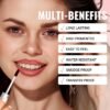 71m586M7aHL._SL1500_.jpg Lip Stain - Lip Liner Stain, Long Lasting Peel Off Lip Stain, Natural Peel Off Lip Liner Stain with Tweezer, Easy to Use, Waterproof, Smudge-proof, Transfer-proof, Nude Pink