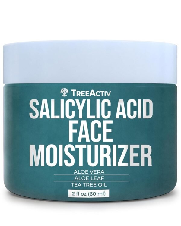 71m5bU38SQL._SL1500_.jpg TreeActiv Acne Eliminating Face Cream | Best Natural Extra Strength Fast Acting Treatment for Clearing Facial Acne | Gentle Enough for Sensitive Skin, Adults, Teens, Men, Women | Tea Tree | 2 fl oz