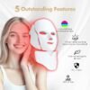 Red Light Therapy for Face, Led Face Mask Light Therapy, 7-1 Colors LED Facial Skin Care Mask