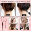 71mB85QibvL._SL1500_.jpg Slick Back Hair Brush Wax Stick Set for Flyaways Stocking Stuffers for Kids Women Christmas/Birthday Gifts Hair Accessories for Women Girl Teen Girls Trendy Stuff, Hair Styling Tools Baby Hairs Gel