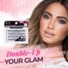 Ardell Individual Lashes Double Up - Medium Black, DIY Eyelash Extensions, Knot-Free Lash Clusters, Natural Look False Eyelashes, 4 Pack